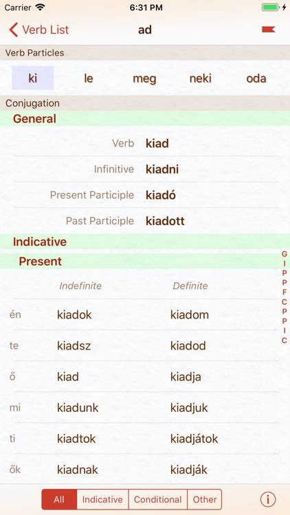 ismerkednék|Ismerkedik conjugation in Hungarian in all forms 